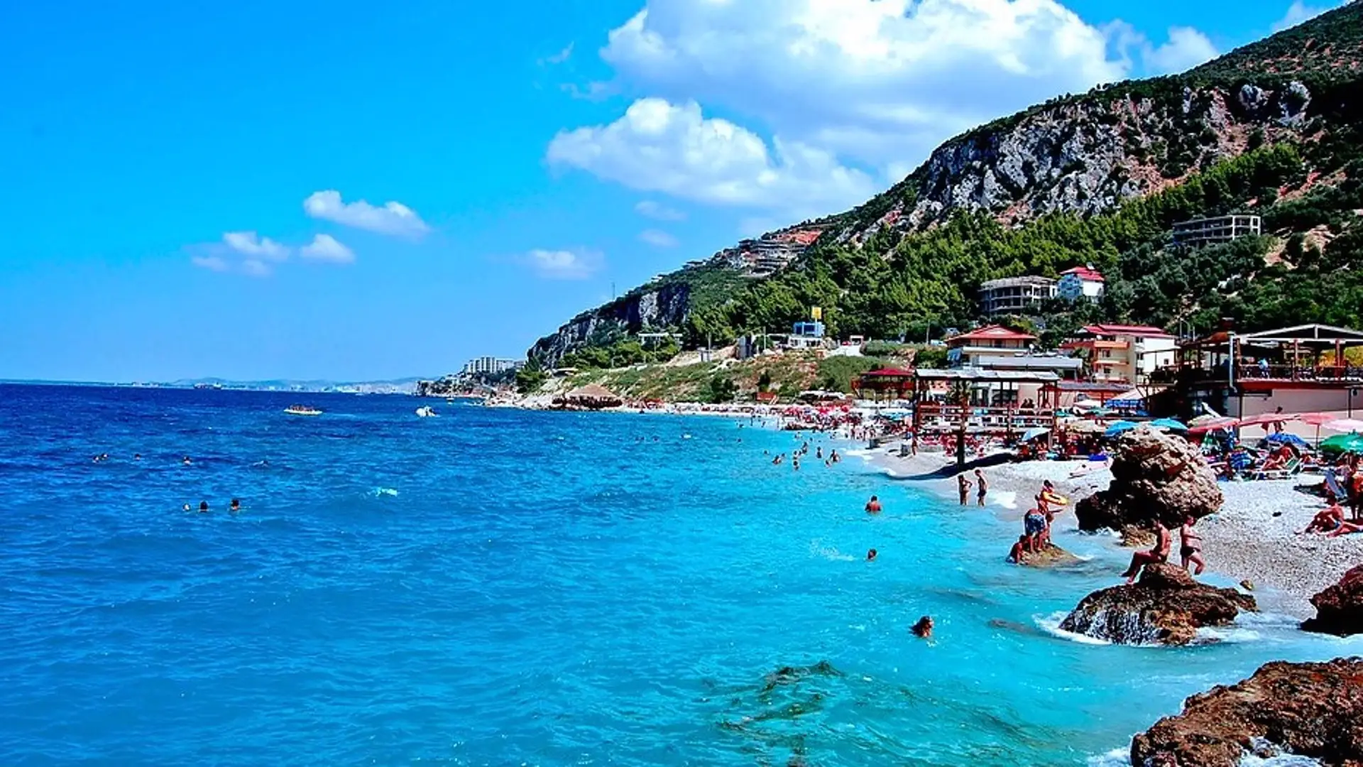 coastline of albania